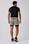 Performance Shorts Beige and Black